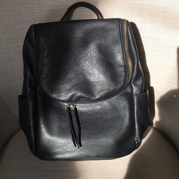 Handbags - Backpack, black, 100 percent polyester